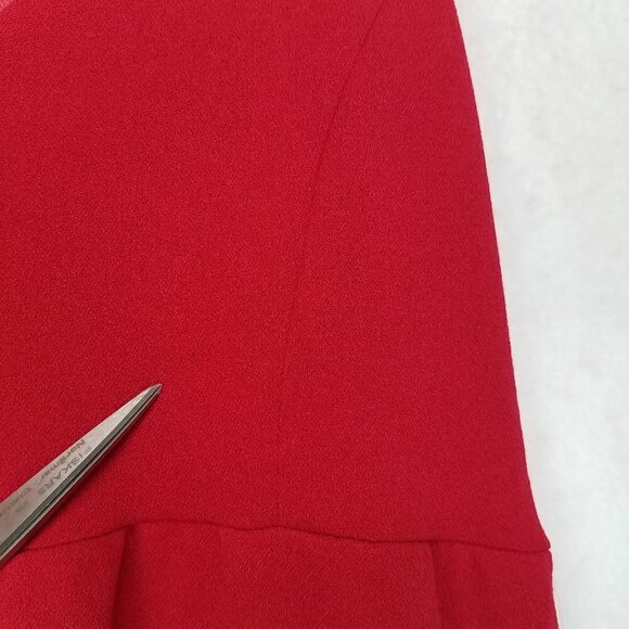 NEW Velvet Torch Size XL Lace trim Sleeveless Mini Dress in Red NEW w flaw - Picture 11 of 12